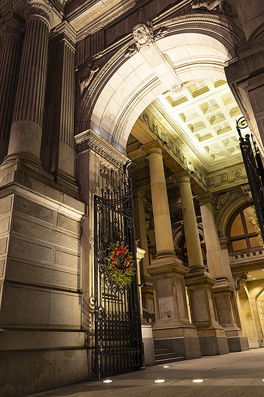 Main gate of Cityhall of Philadelphia